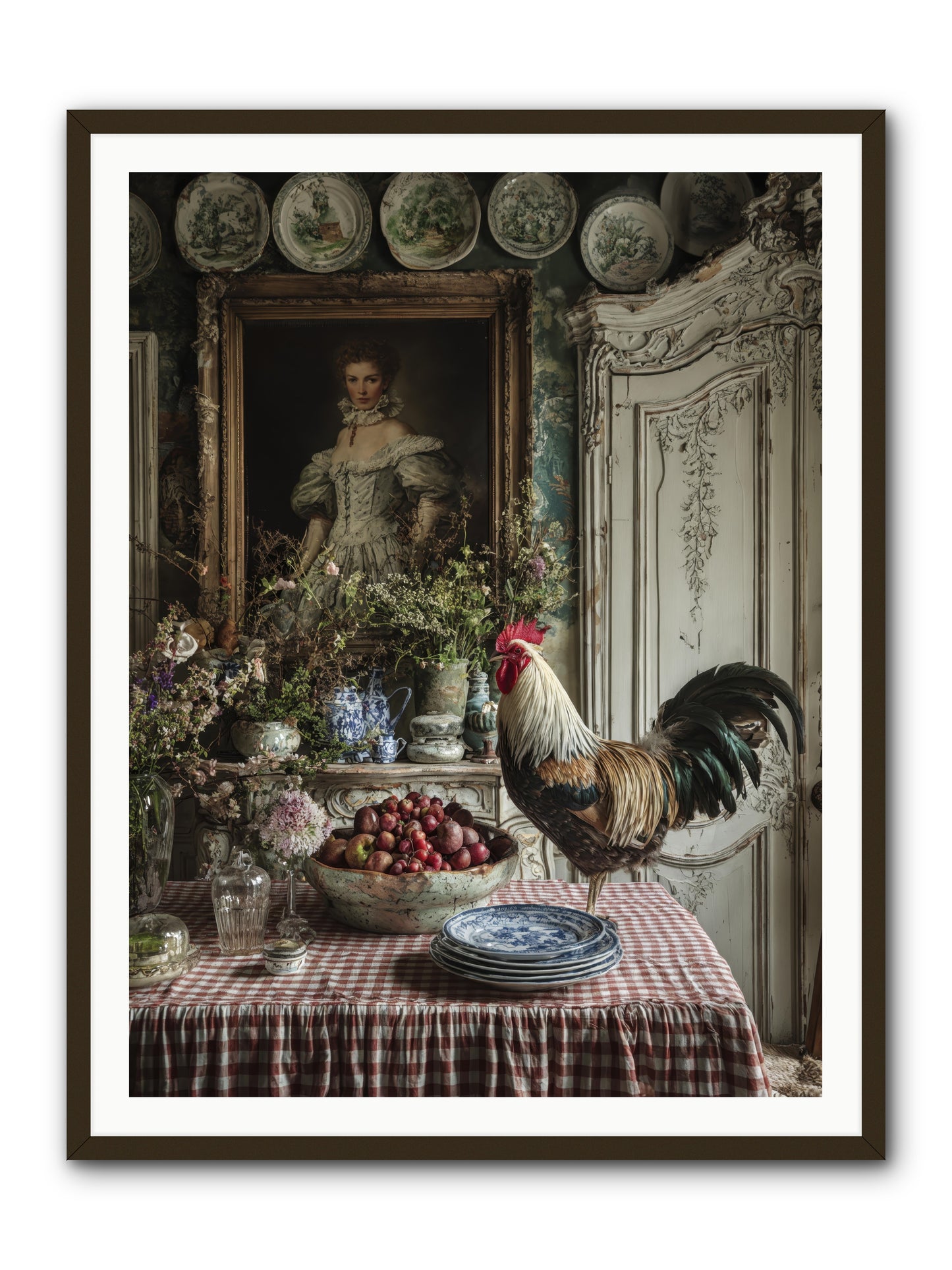 Trillium -- Framed Print - Black 36x48