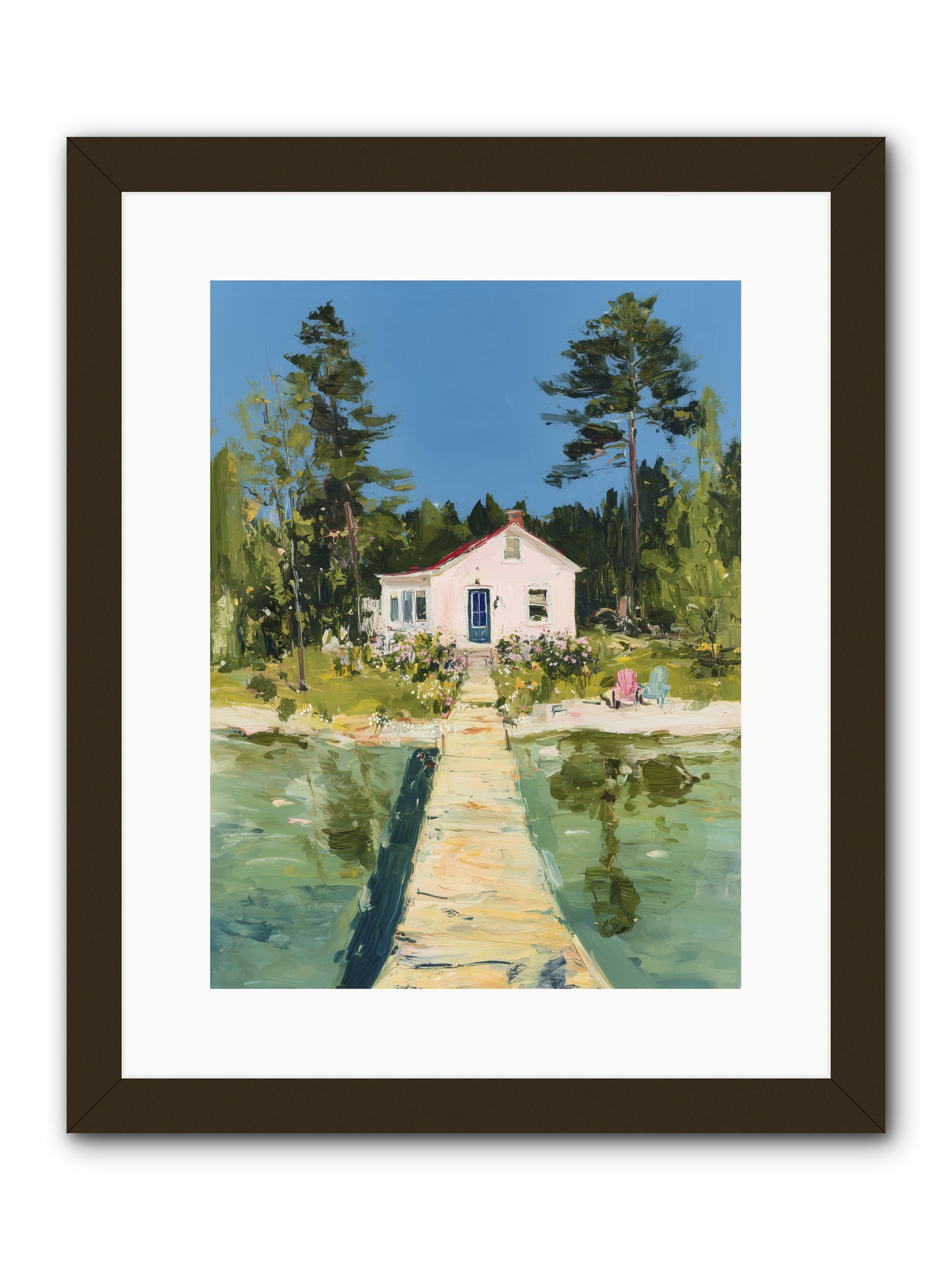 True Haven -- Framed Print - Black 12x16