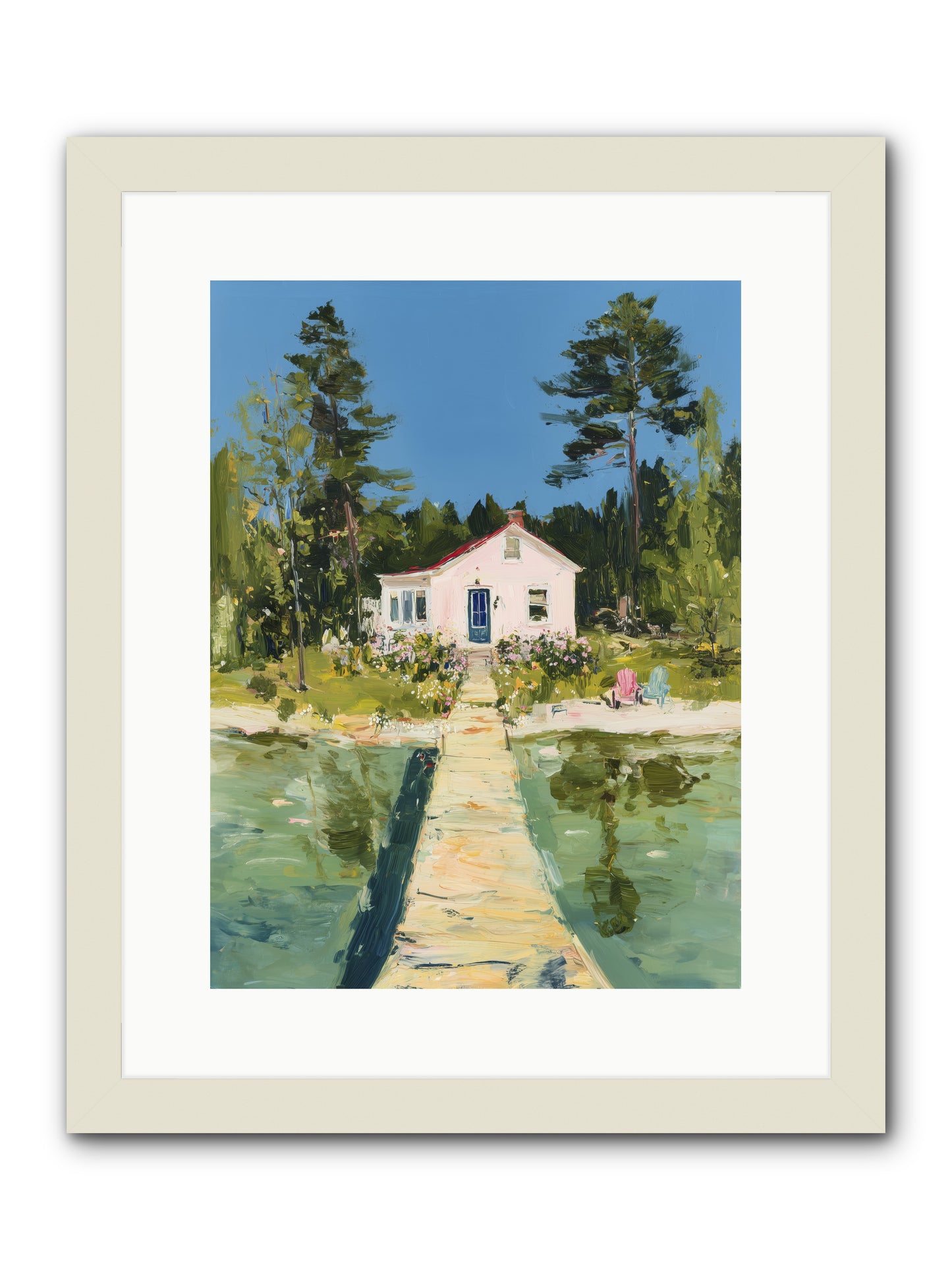 True Haven -- Framed Print - White 12x16
