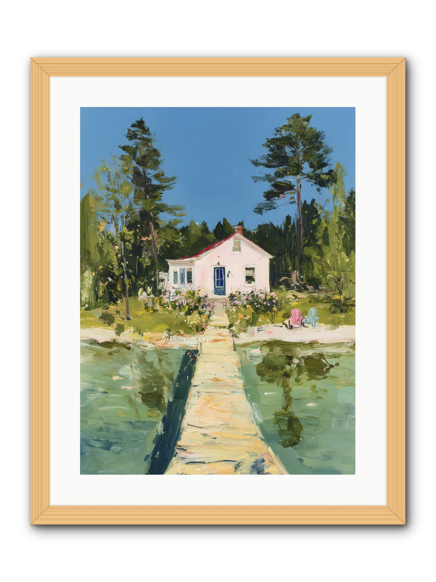 True Haven -- Framed Print - Natural 18x24