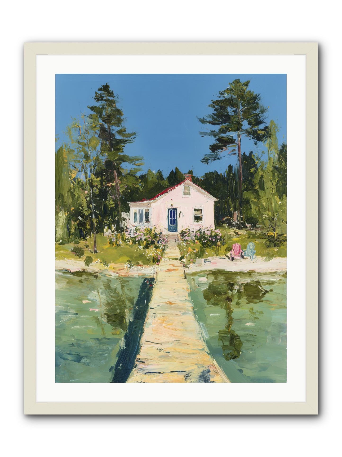 True Haven -- Framed Print - White 24x32