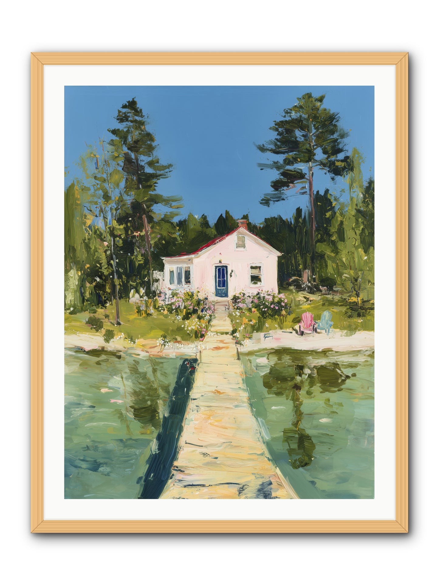 True Haven -- Framed Print - Natural 30x40