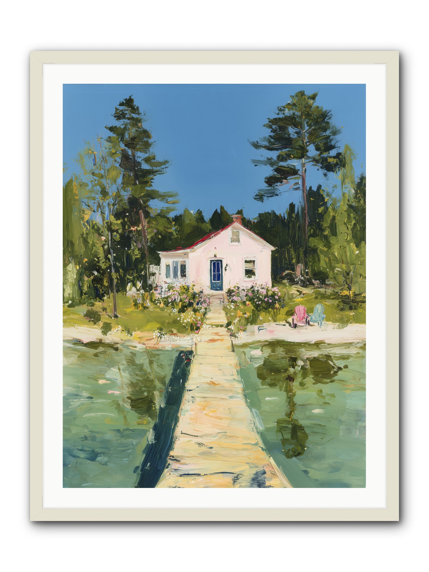 True Haven -- Framed Print - White 30x40
