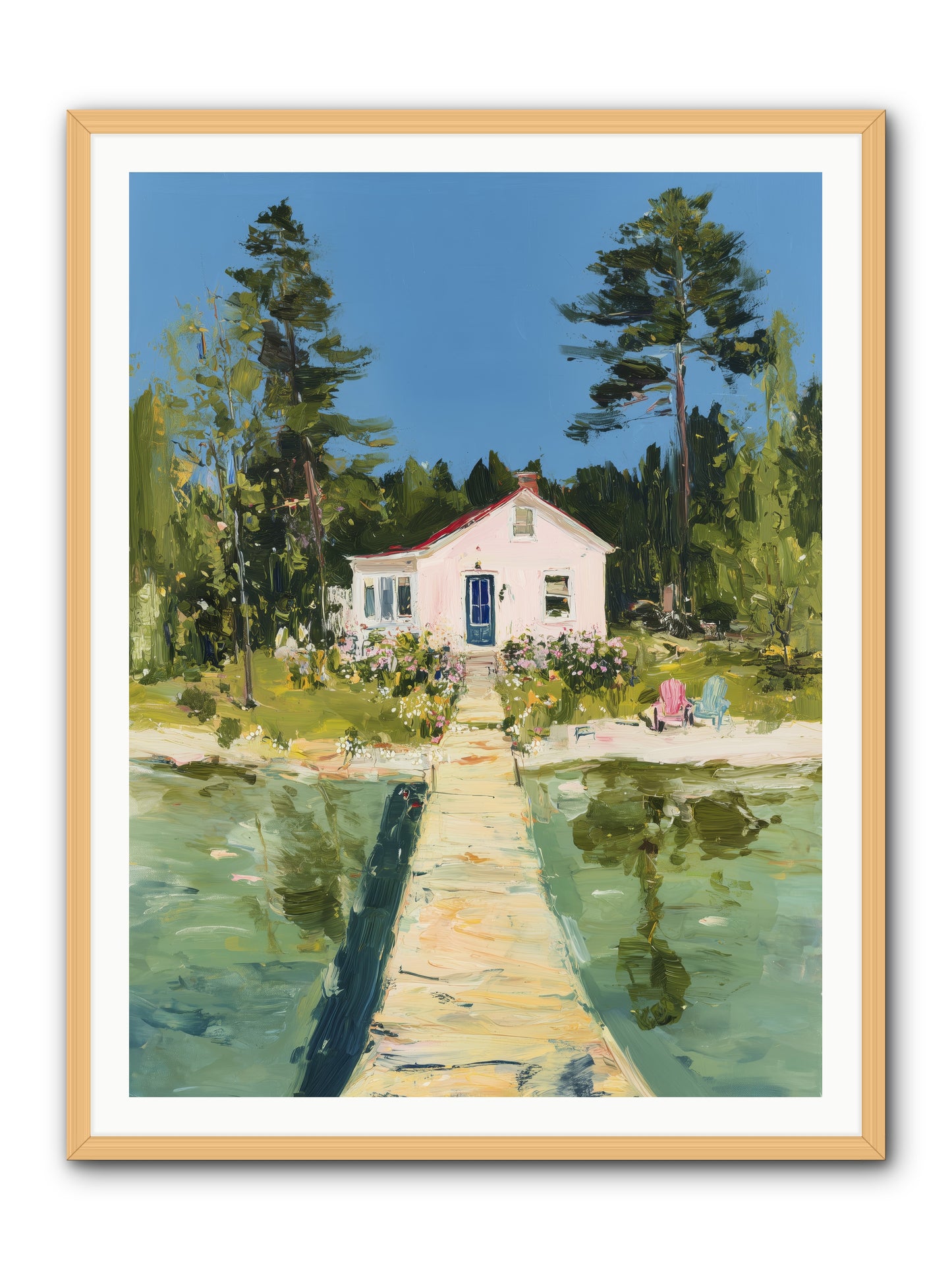 True Haven -- Framed Print - Natural 36x48