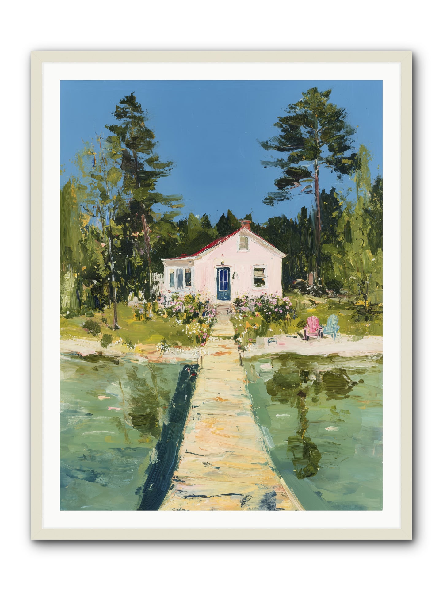 True Haven -- Framed Print - White 36x48