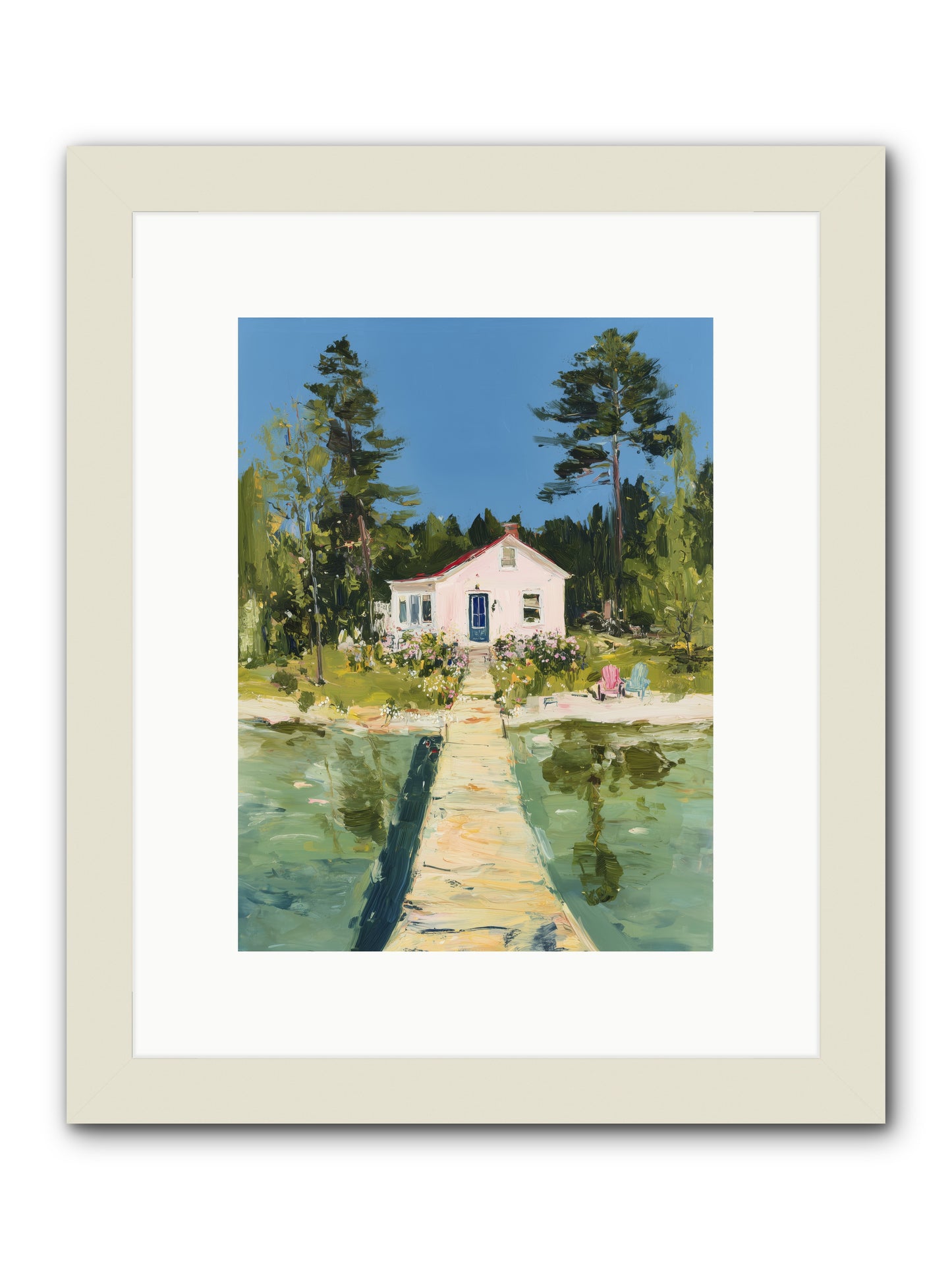 True Haven -- Framed Print - White 9x12