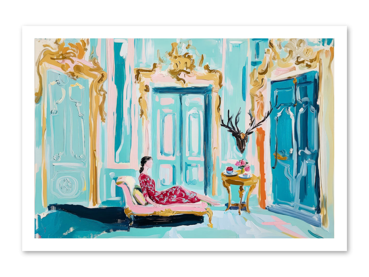 Tuesday In Azure -- Paper Print 24x16