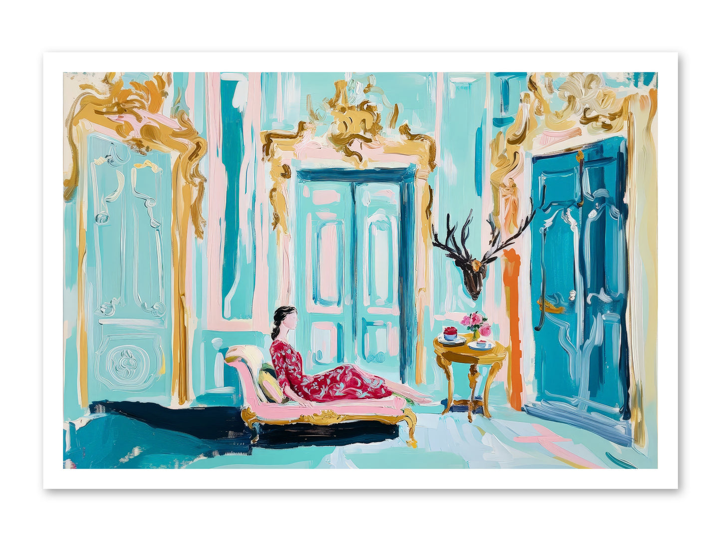Tuesday In Azure -- Paper Print 30x20