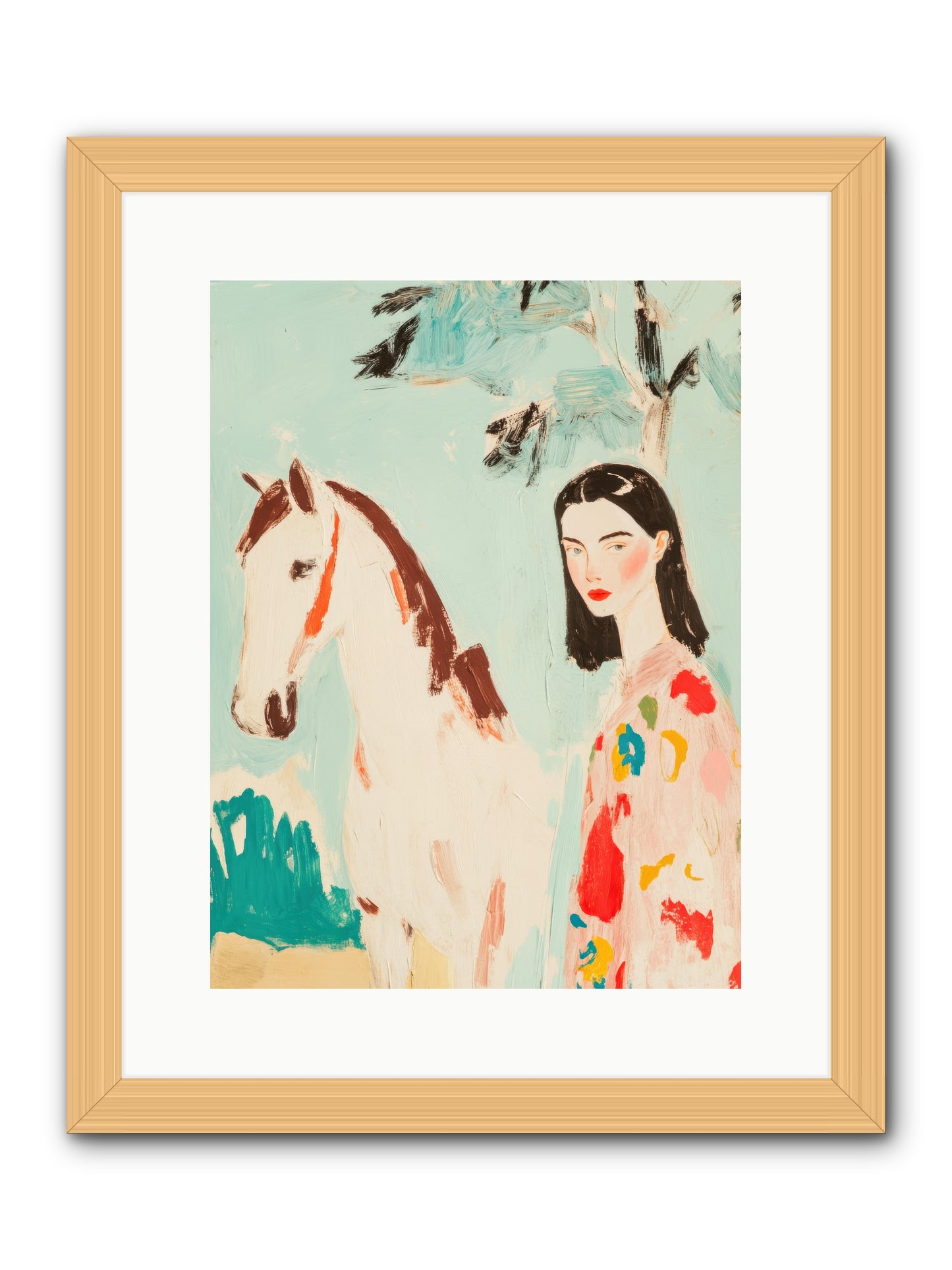 Tumbleweed Waltz -- Framed Print - Natural 12x16