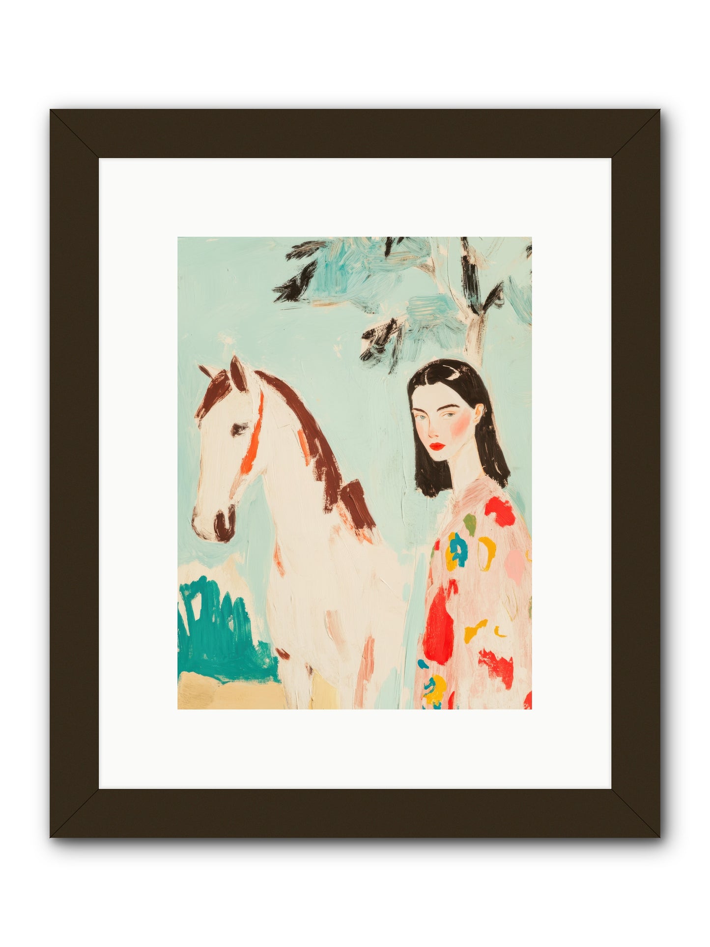 Tumbleweed Waltz -- Framed Print - Black 9x12