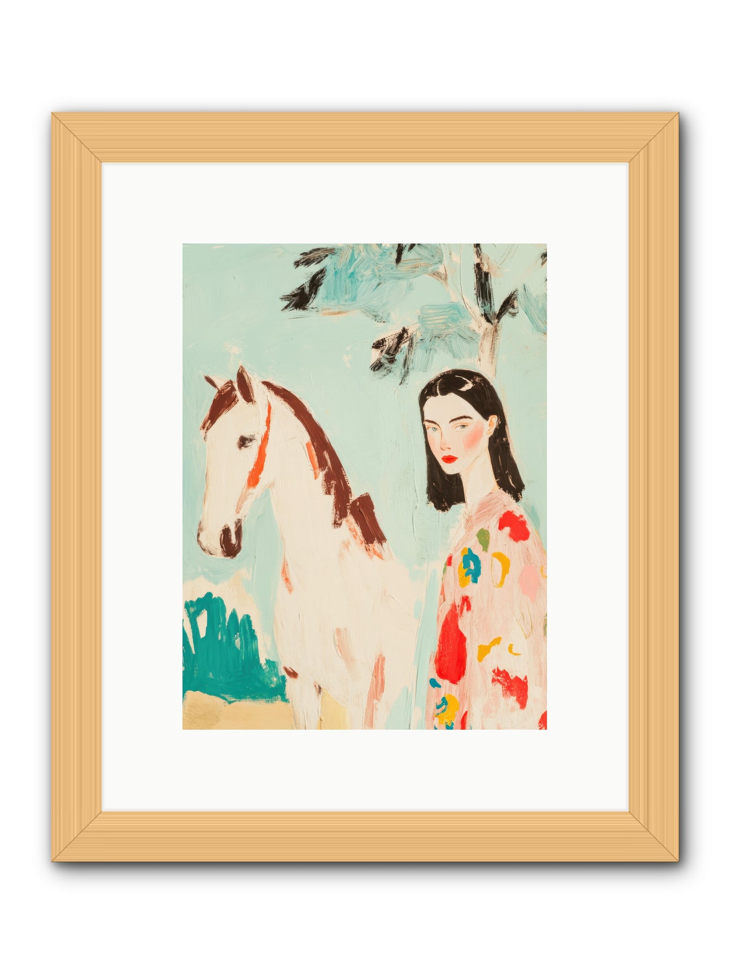 Tumbleweed Waltz -- Framed Print - Natural 9x12