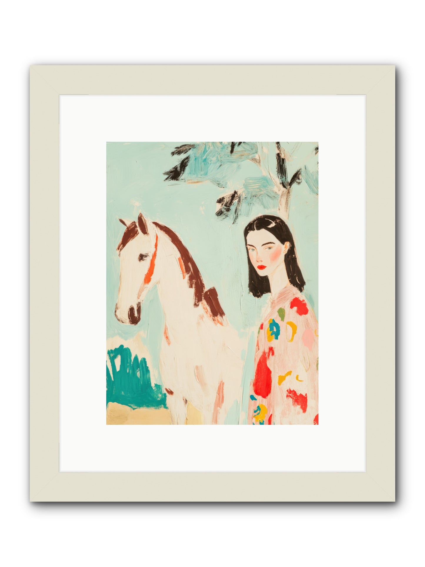 Tumbleweed Waltz -- Framed Print - White 9x12