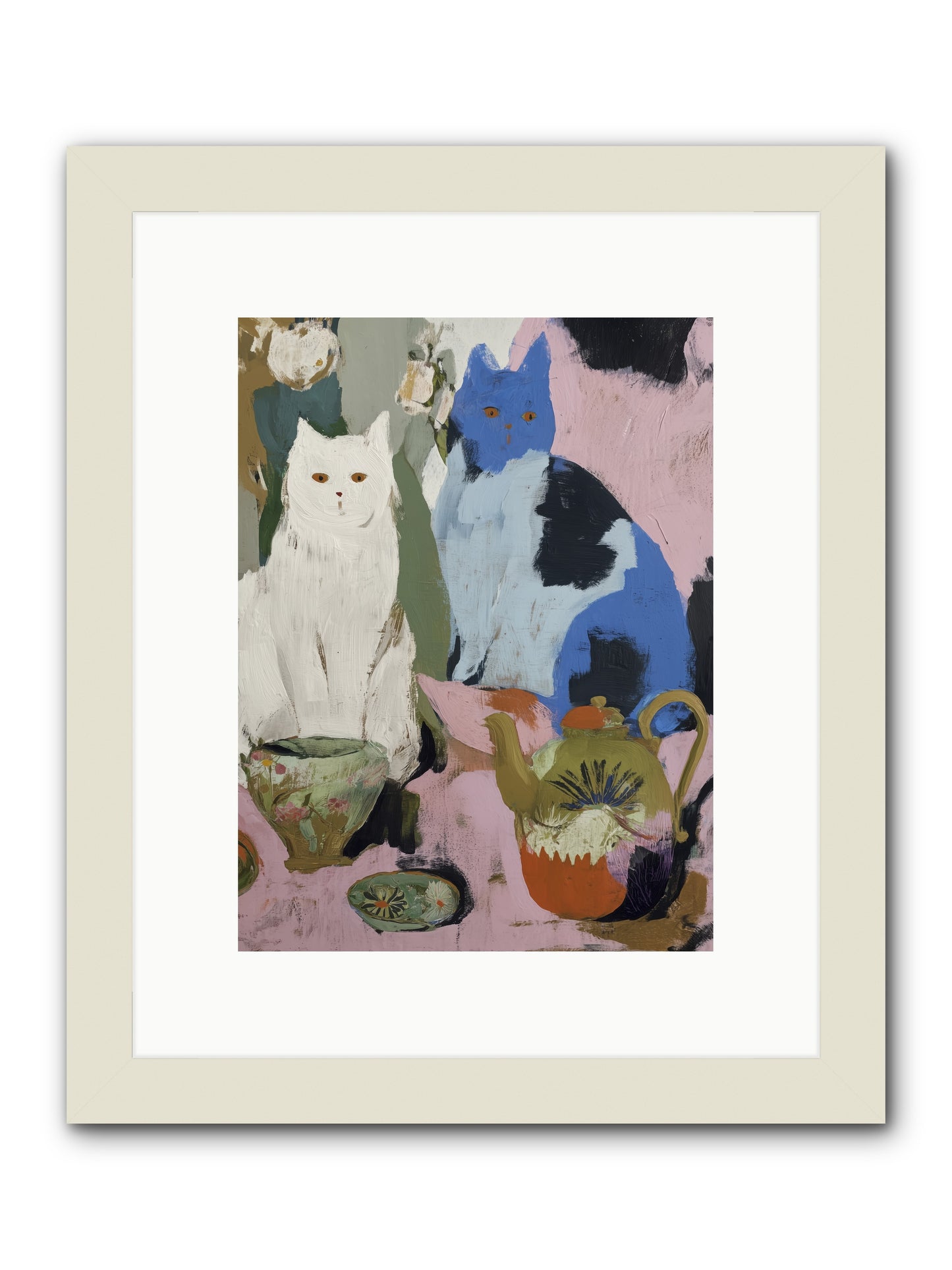 Turning Page -- Framed Print - White 9x12