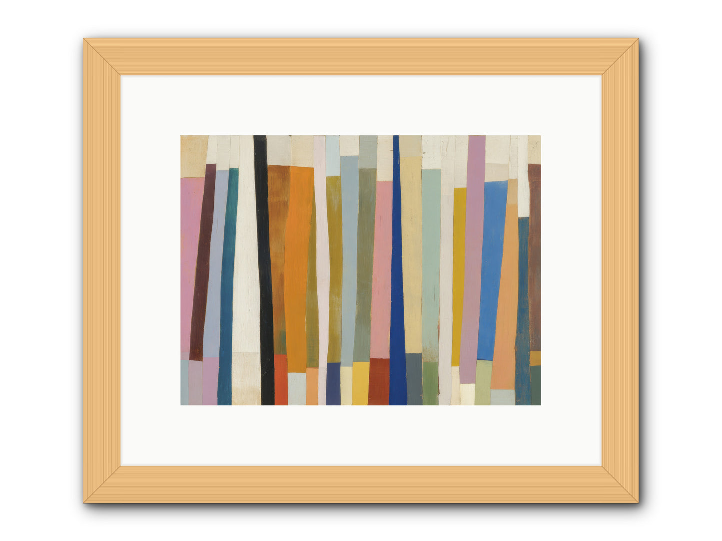 Tusk Loom -- Framed Print - Natural 12x9