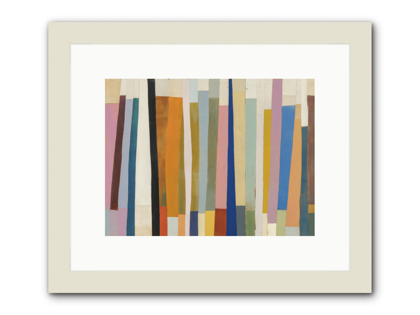 Tusk Loom -- Framed Print - White 12x9