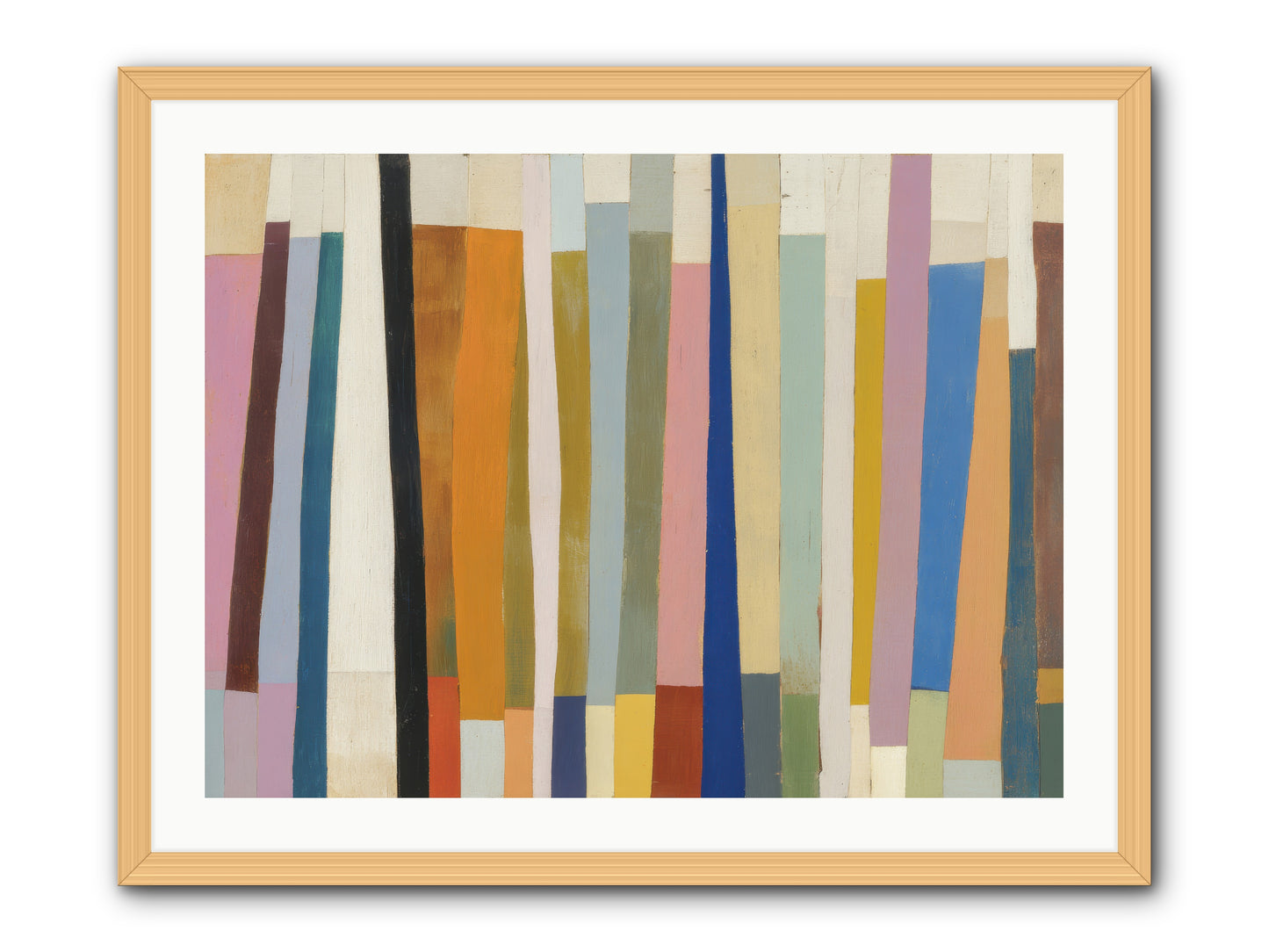 Tusk Loom -- Framed Print - Natural 32x24
