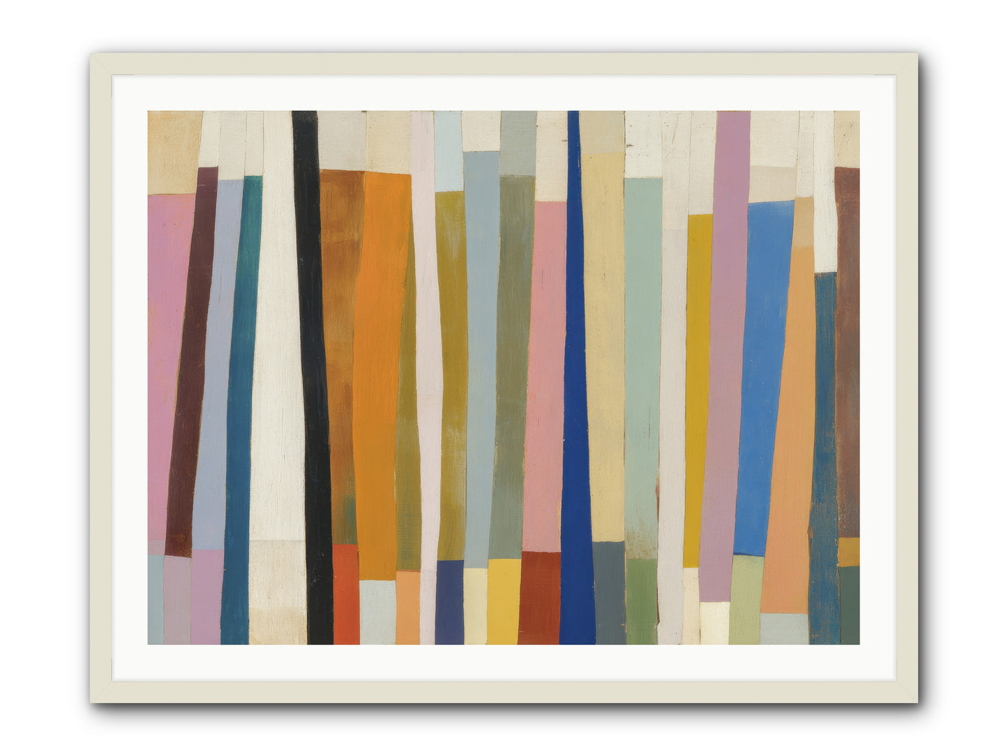 Tusk Loom -- Framed Print - White 40x30