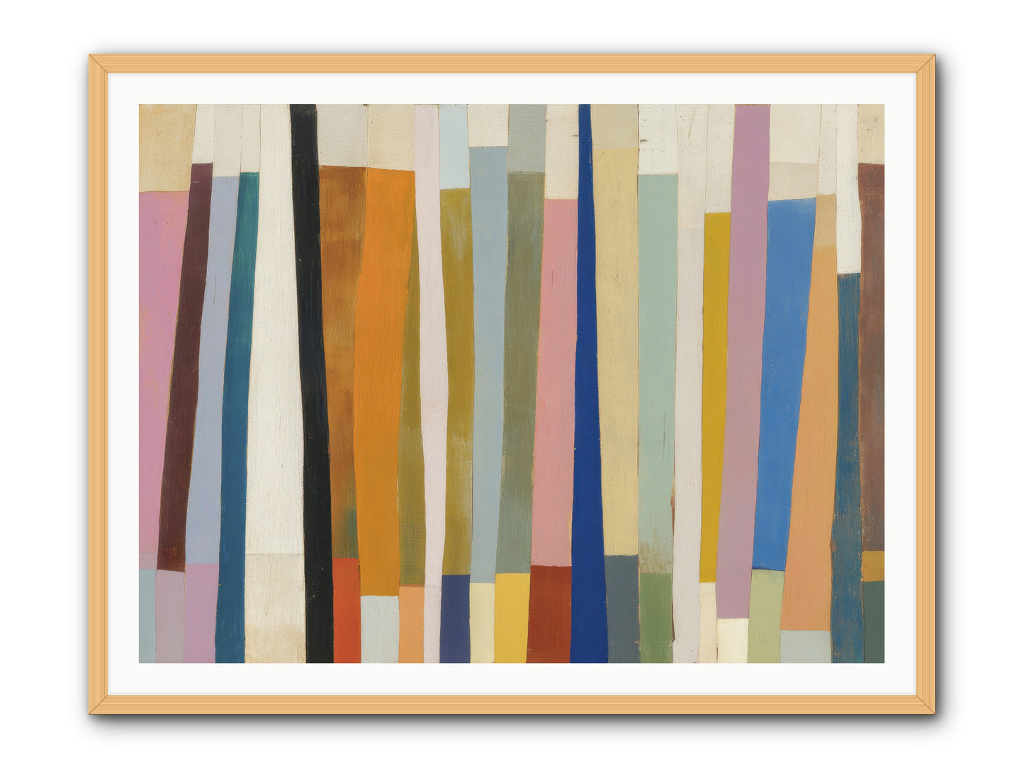 Tusk Loom -- Framed Print - Natural 48x36