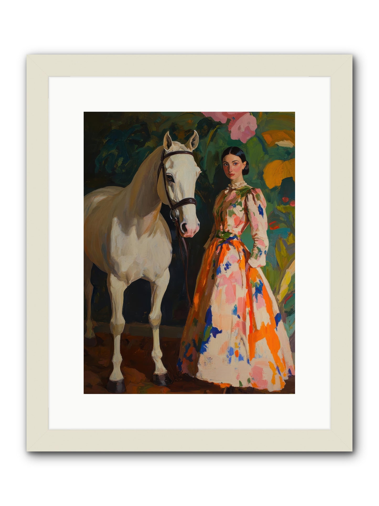 Twilight Champion -- Framed Print - White 12x16