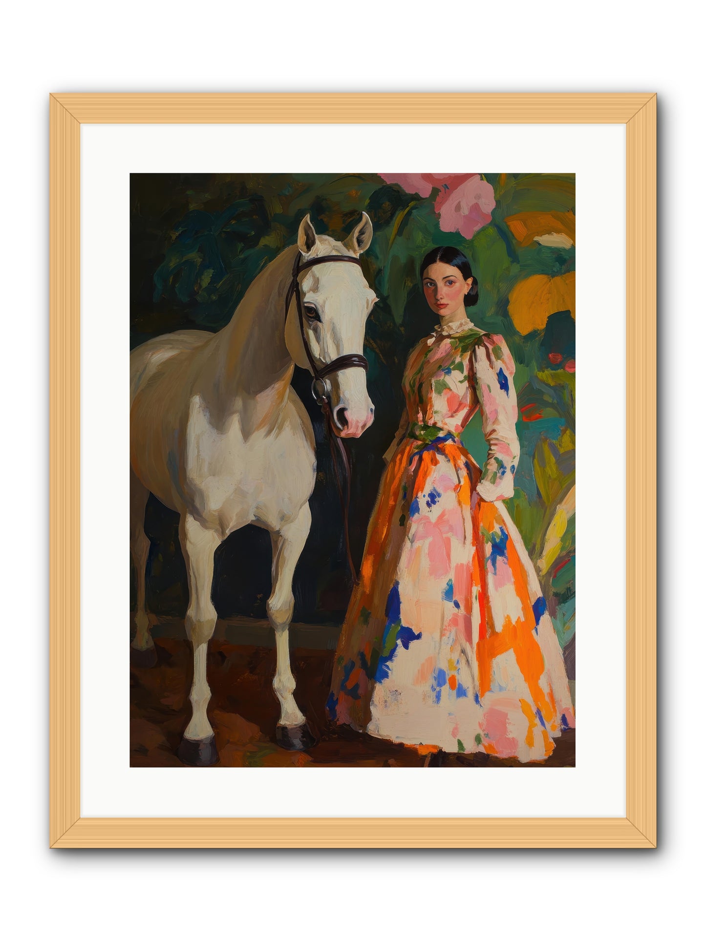 Twilight Champion -- Framed Print - Natural 18x24