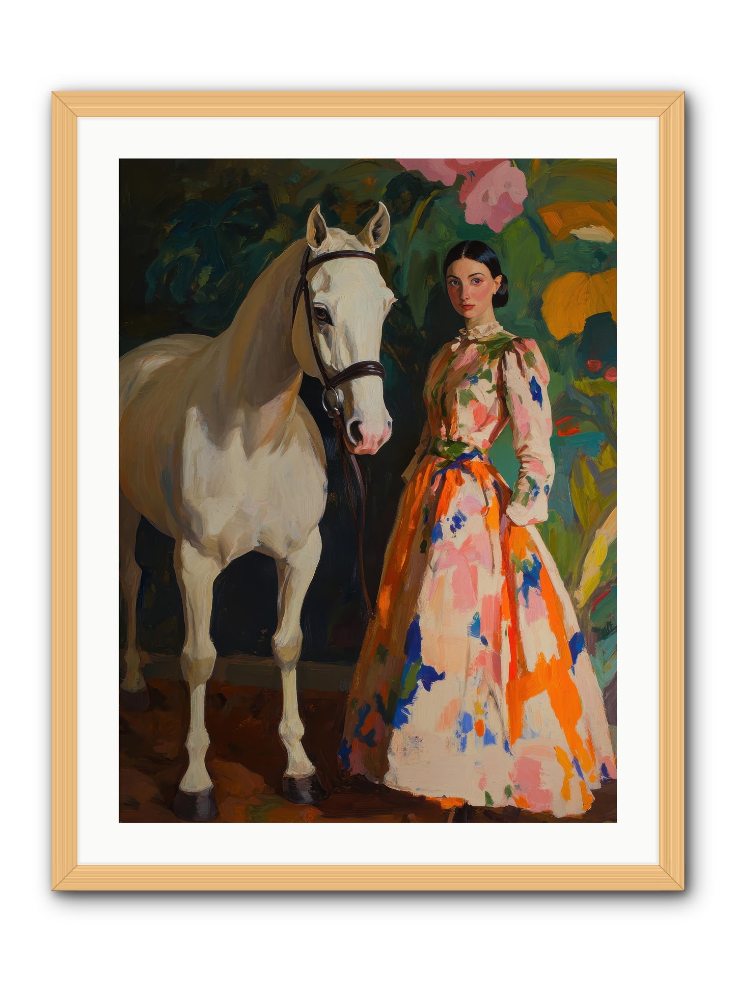 Twilight Champion -- Framed Print - Natural 24x32