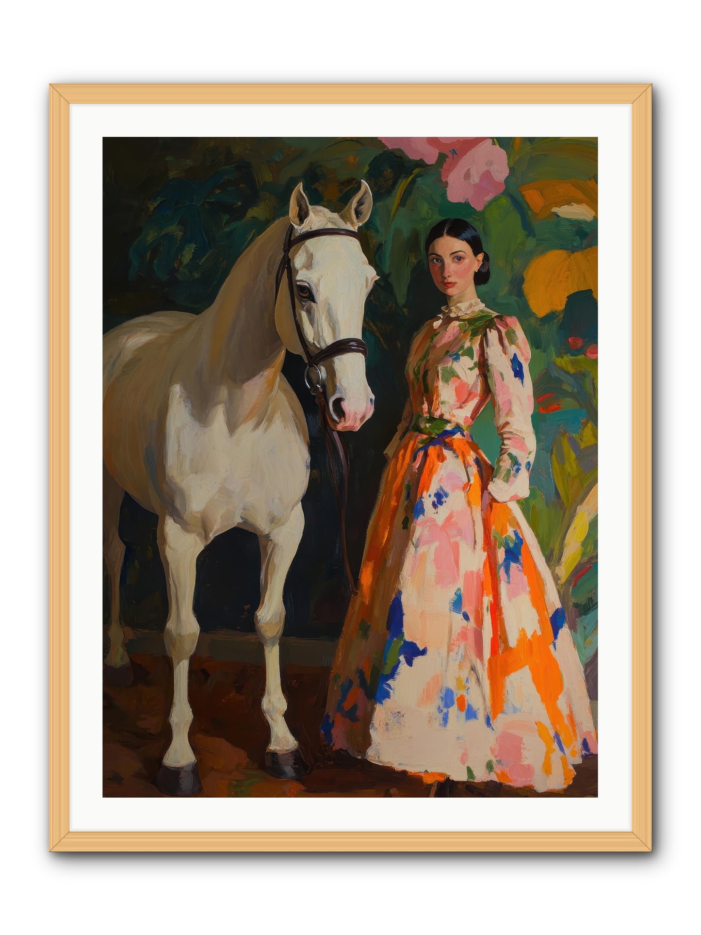Twilight Champion -- Framed Print - Natural 30x40