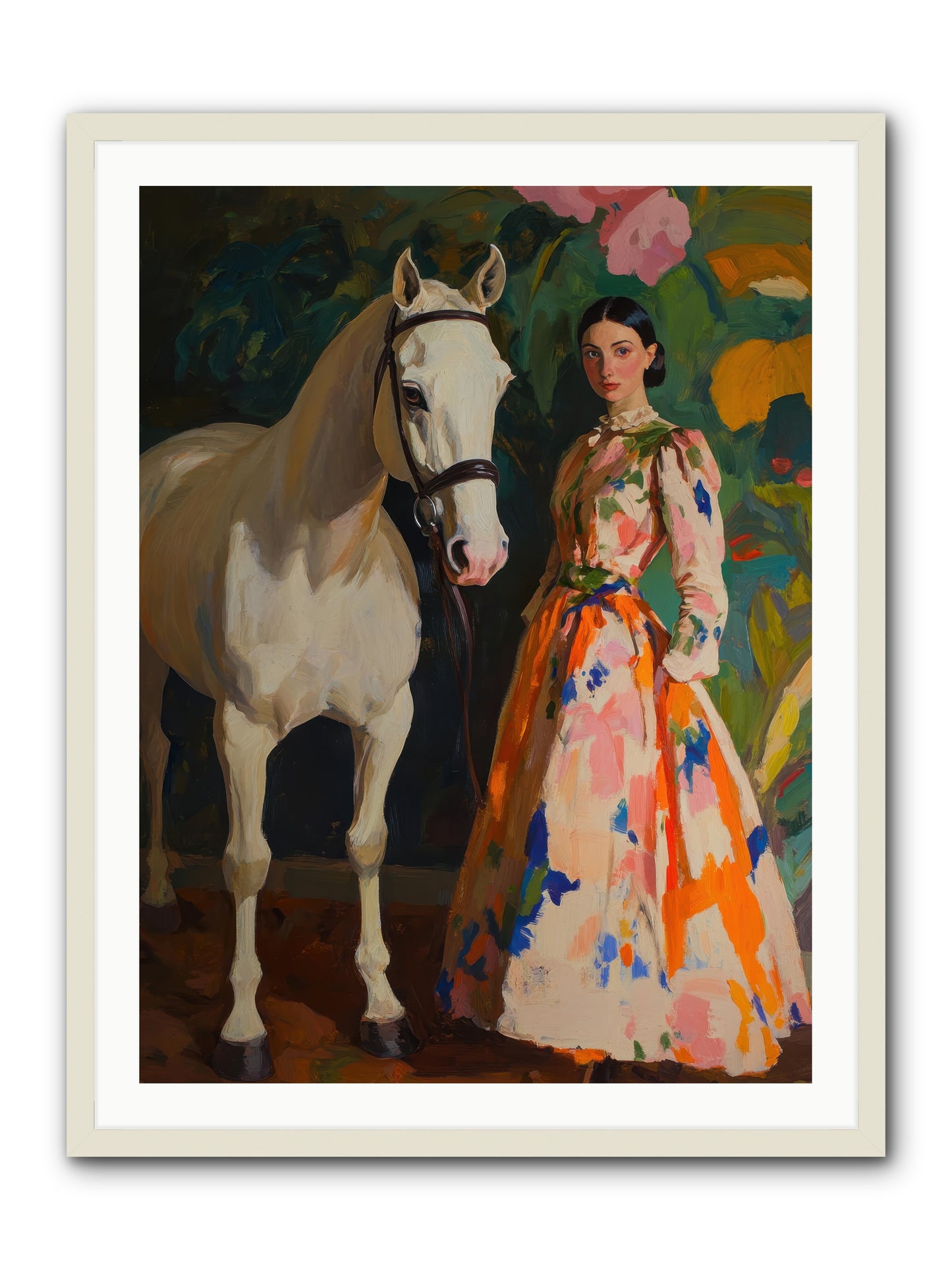 Twilight Champion -- Framed Print - White 30x40