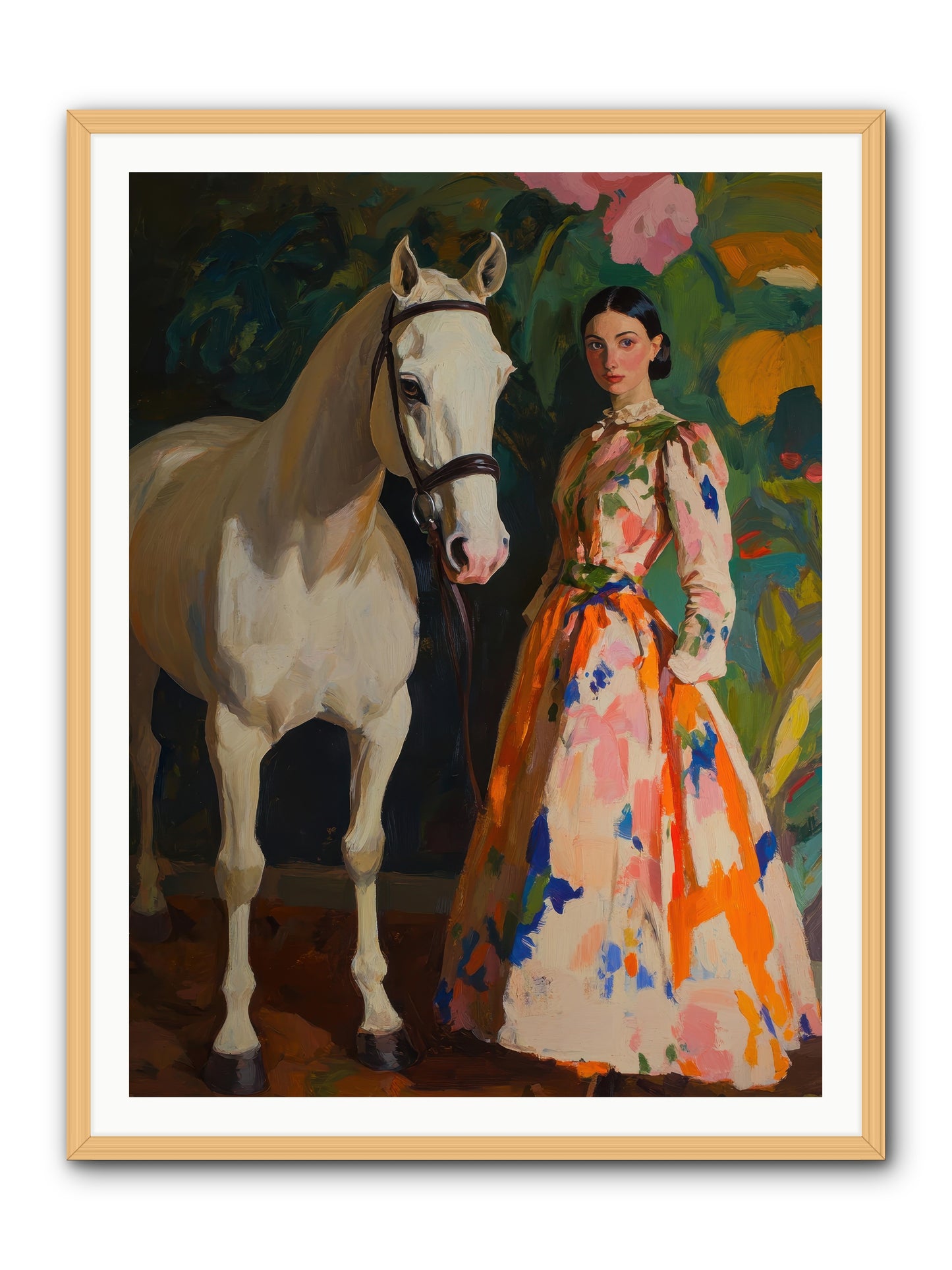 Twilight Champion -- Framed Print - Natural 36x48