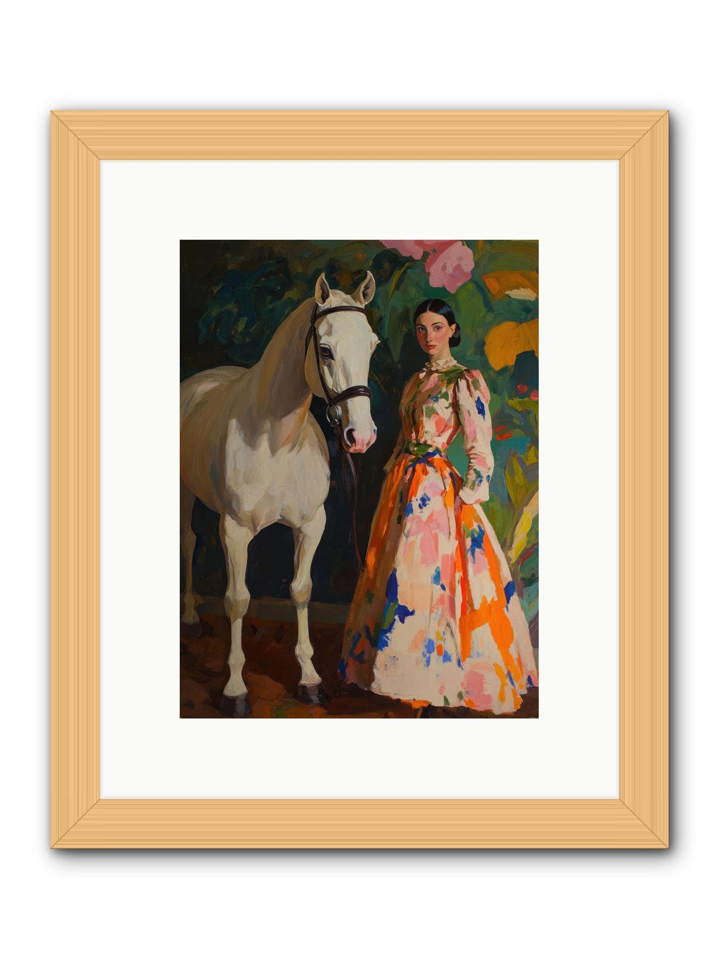 Twilight Champion -- Framed Print - Natural 9x12