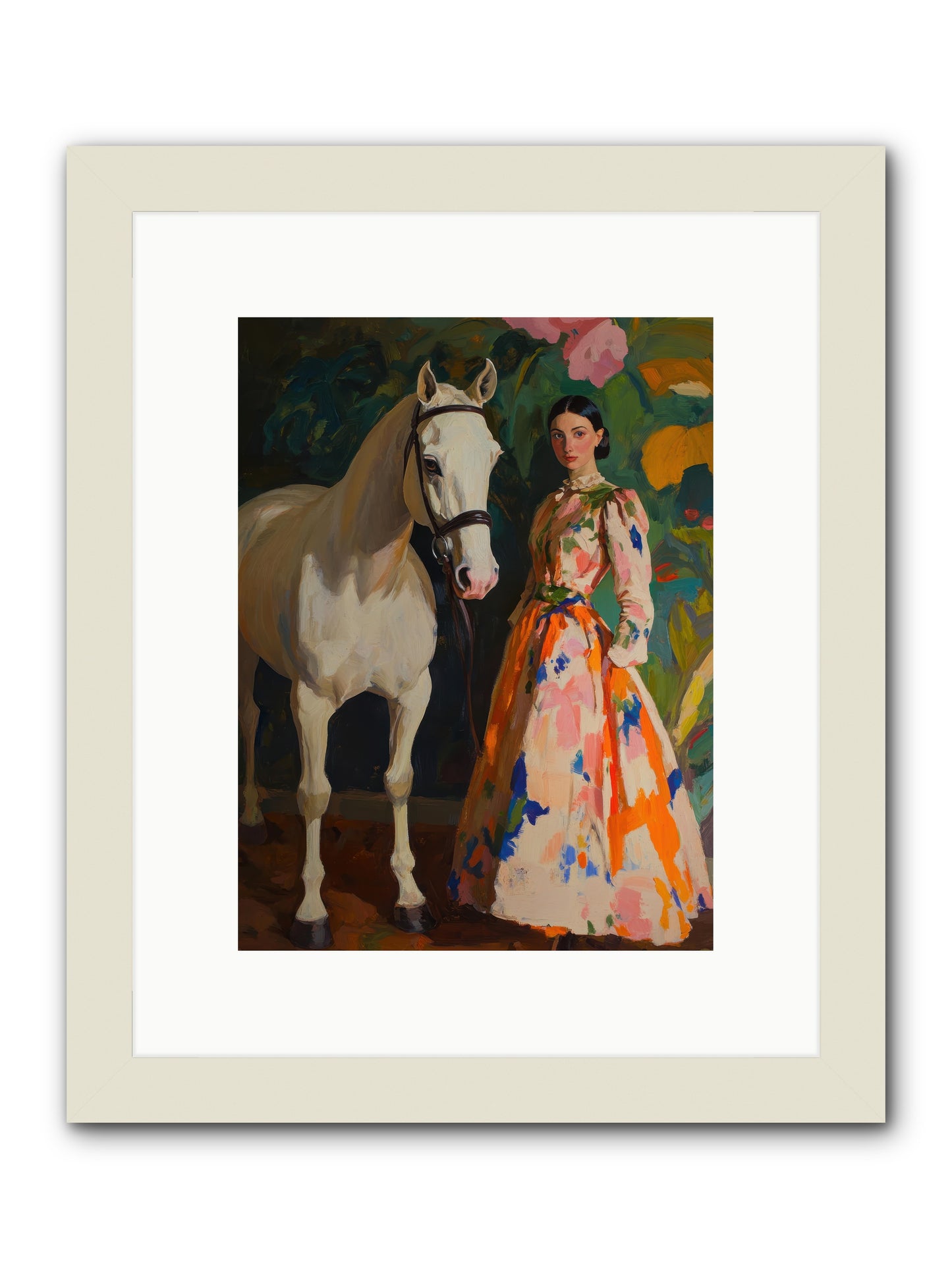 Twilight Champion -- Framed Print - White 9x12