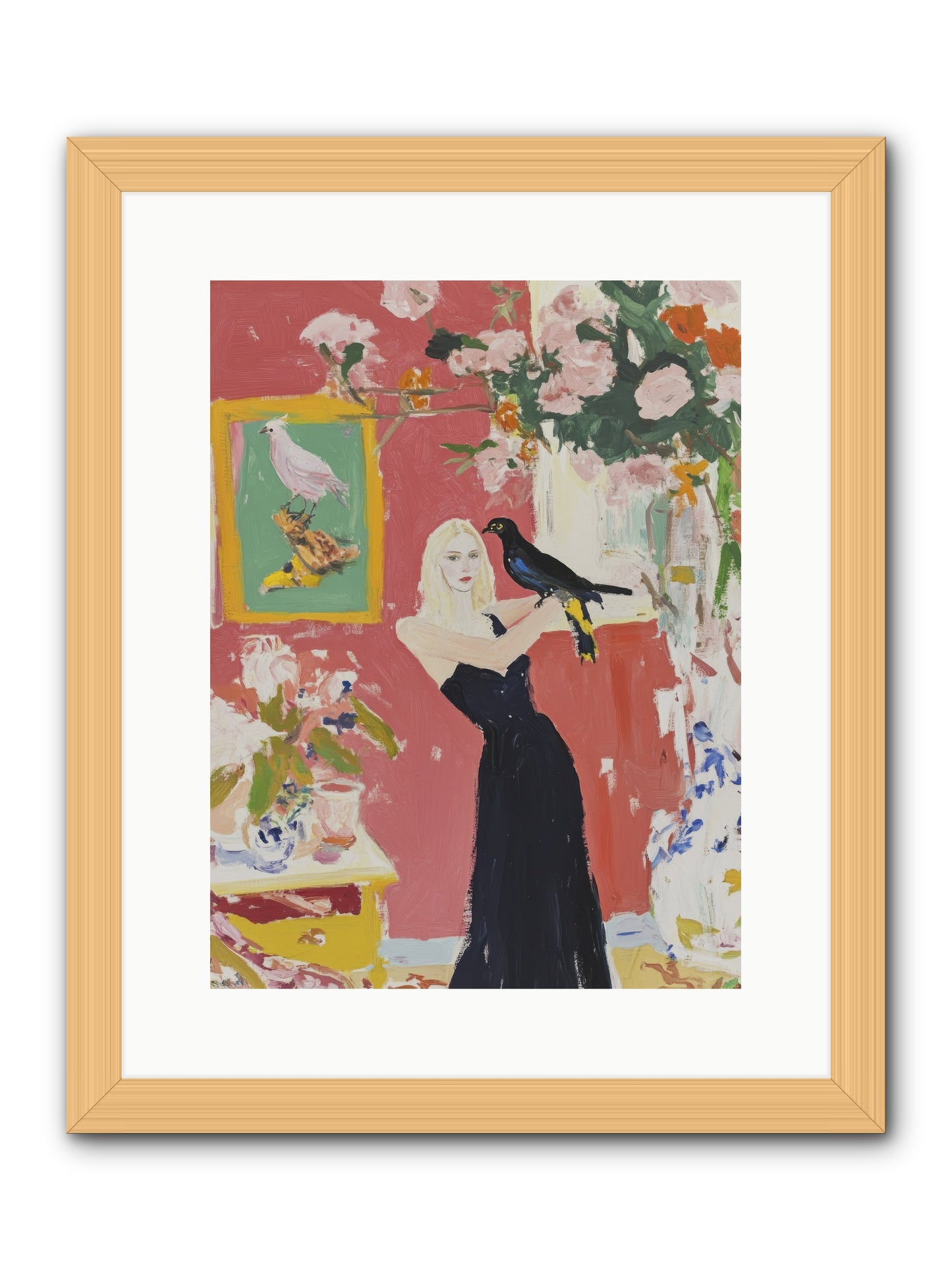 Twilight Finds Her Grace -- Framed Print - Natural 12x16