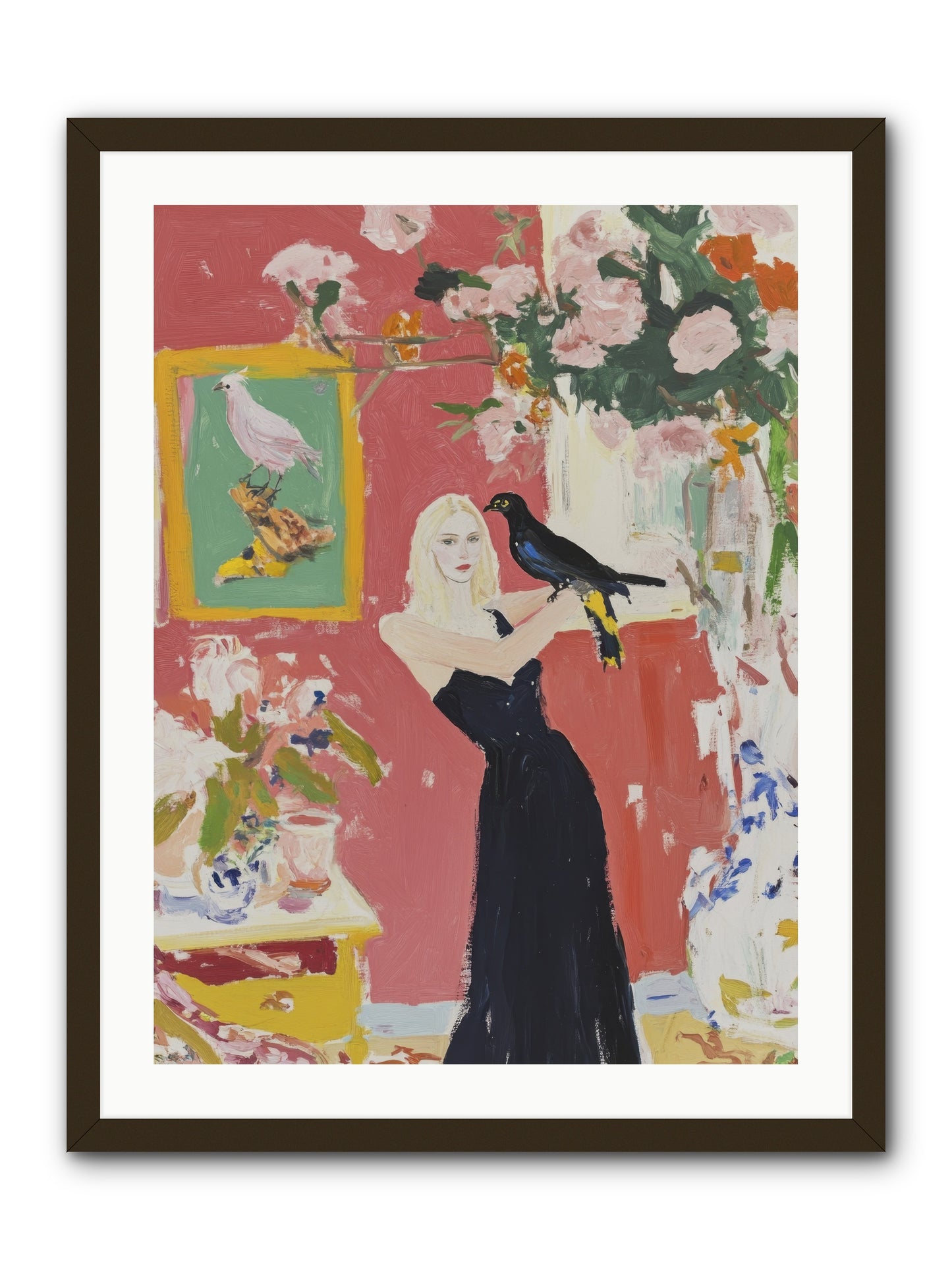 Twilight Finds Her Grace -- Framed Print - Black 24x32