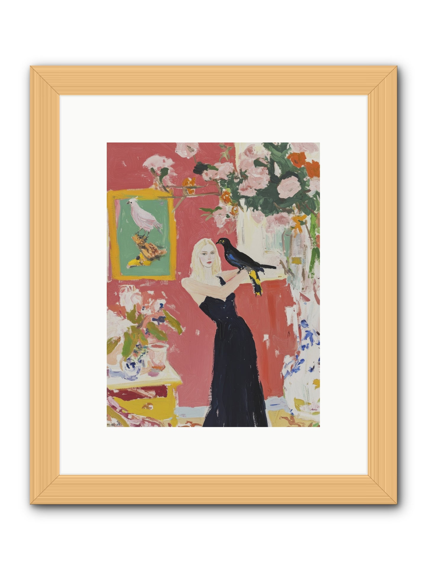 Twilight Finds Her Grace -- Framed Print - Natural 9x12