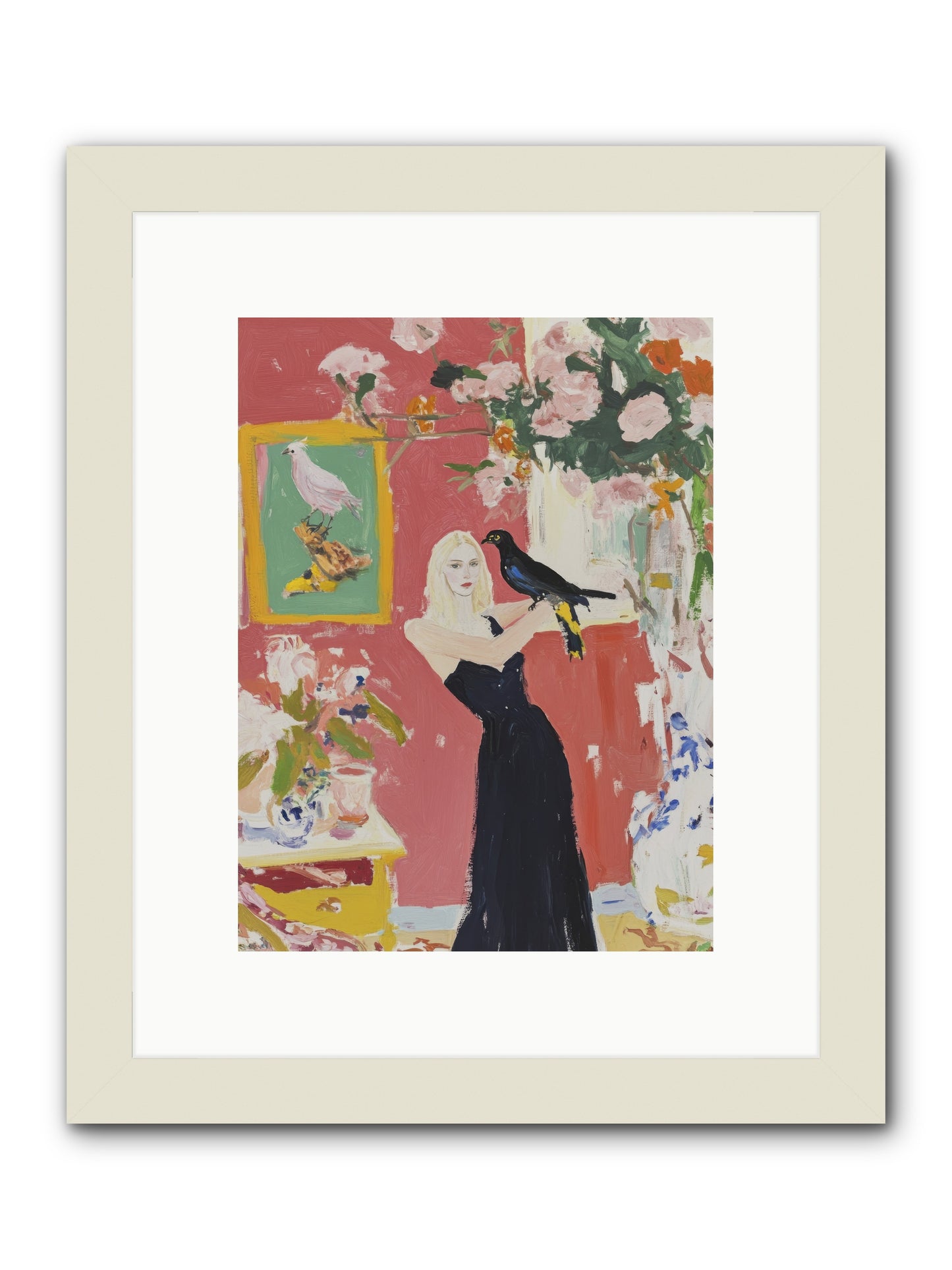 Twilight Finds Her Grace -- Framed Print - White 9x12