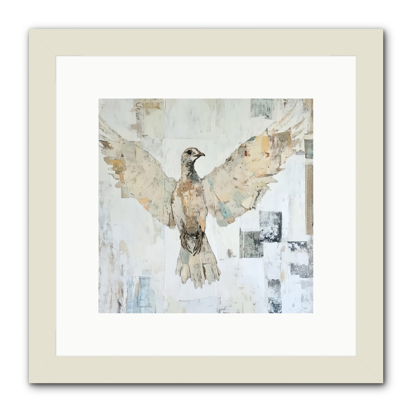 Twilight Snow Blanket -- Framed Print - White 10x10