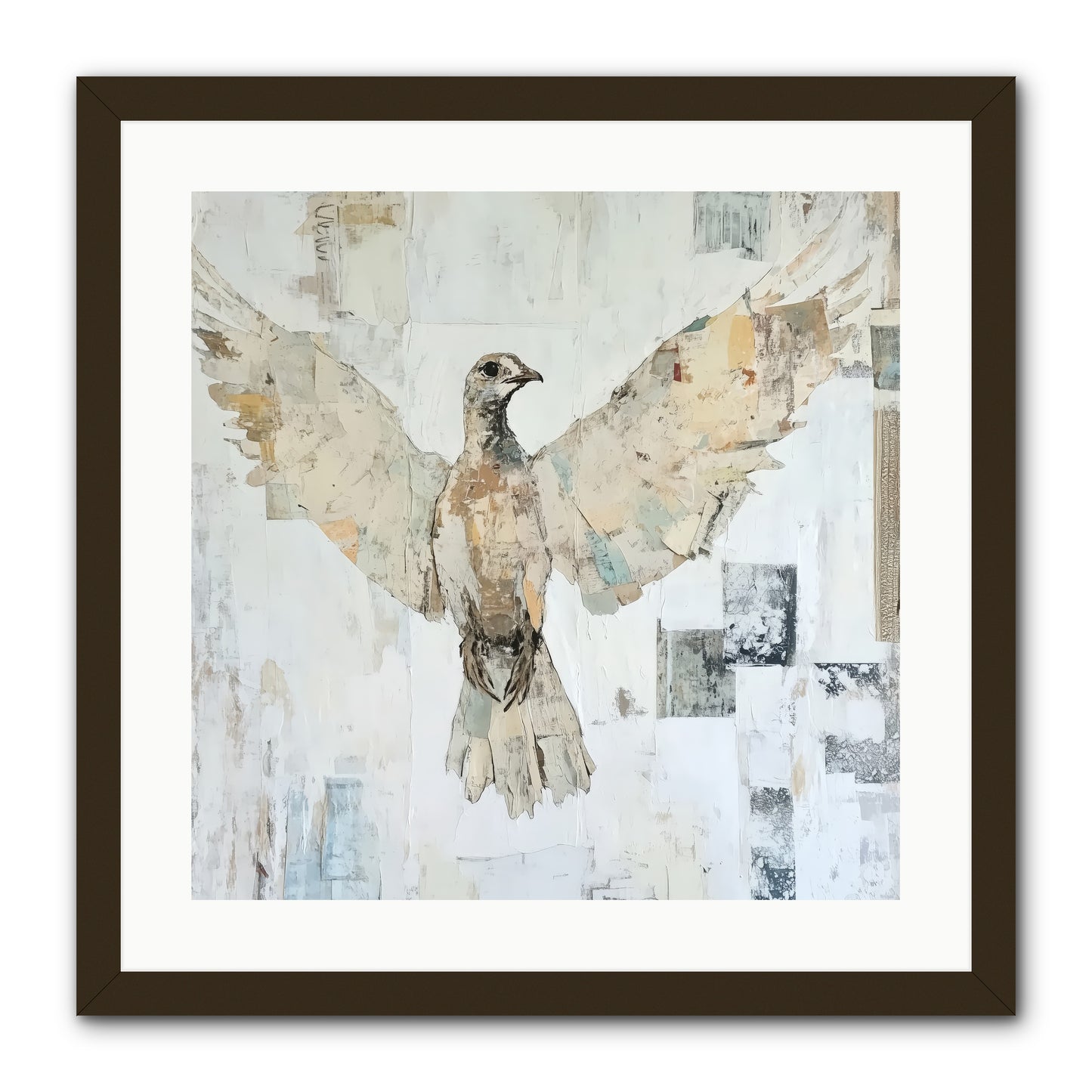 Twilight Snow Blanket -- Framed Print - Black 20x20