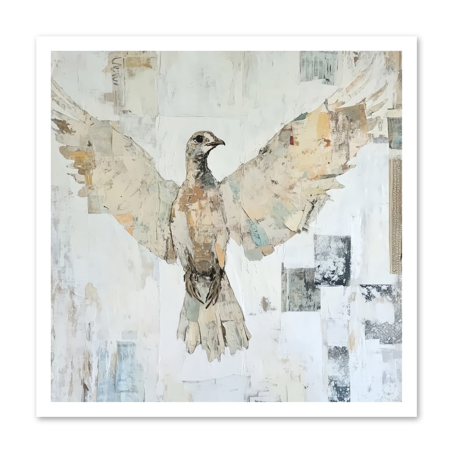 Twilight Snow Blanket -- Loose Canvas Print 24x24