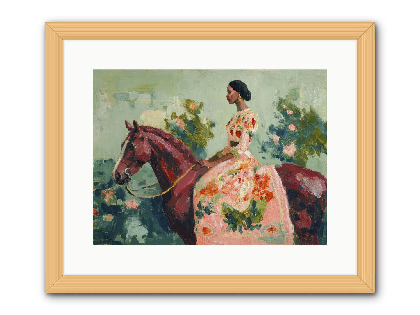 Two Days with My Beloved -- Framed Print - Natural 16x12
