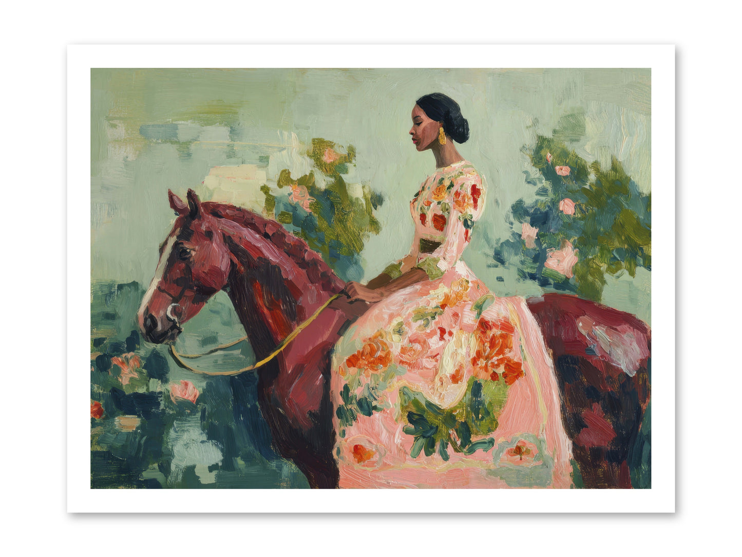 Two Days with My Beloved -- Loose Canvas Print 24x18