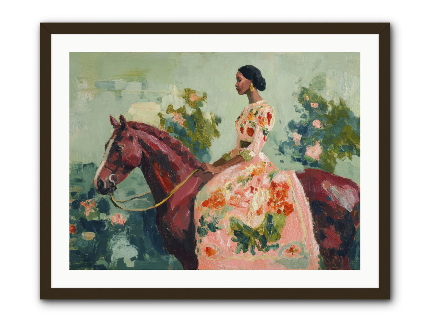 Two Days with My Beloved -- Framed Print - Black 32x24