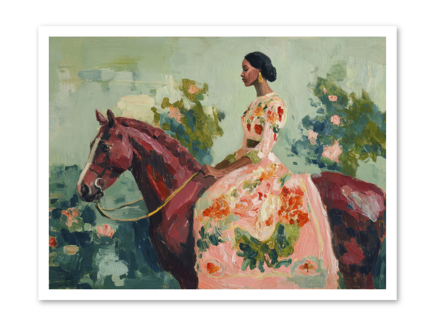 Two Days with My Beloved -- Loose Canvas Print 32x24