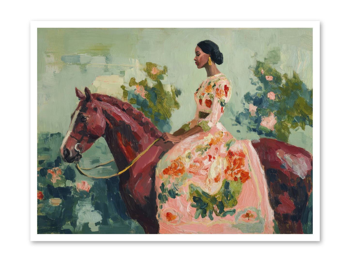Two Days with My Beloved -- Loose Canvas Print 40x30