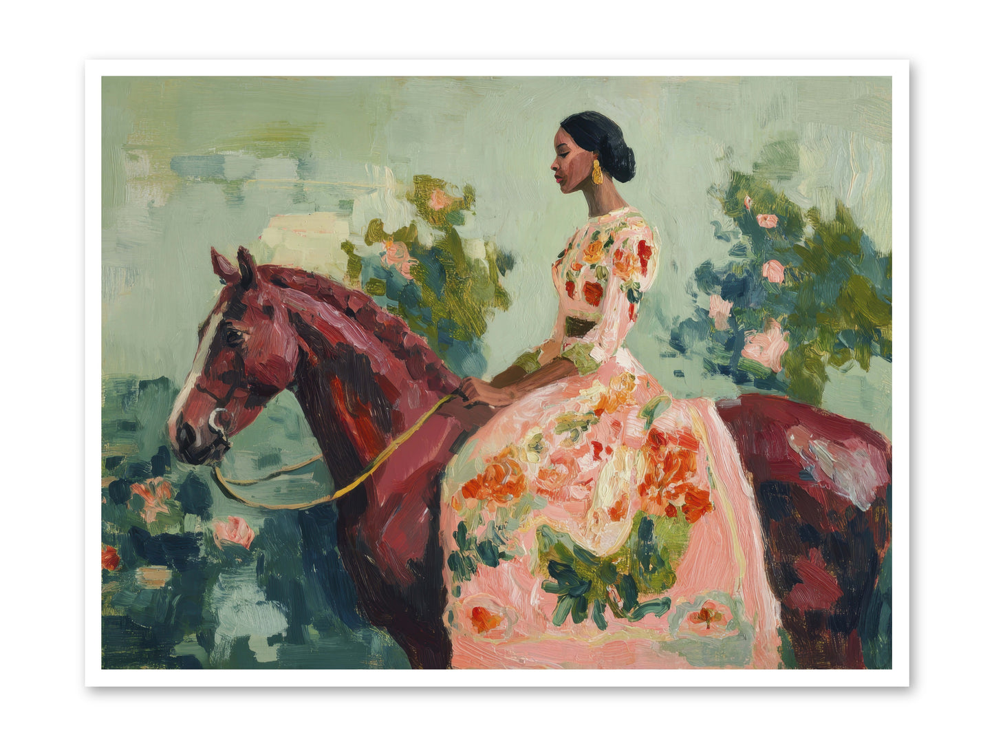Two Days with My Beloved -- Loose Canvas Print 48x36
