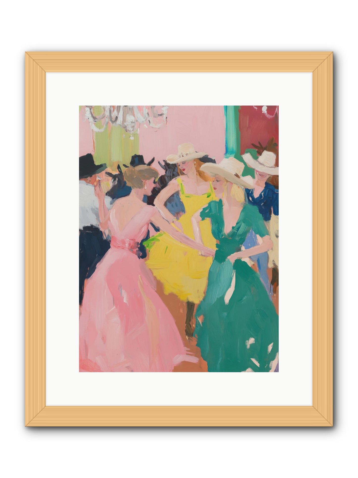 Two-Step Twilight -- Framed Print - Natural 12x16