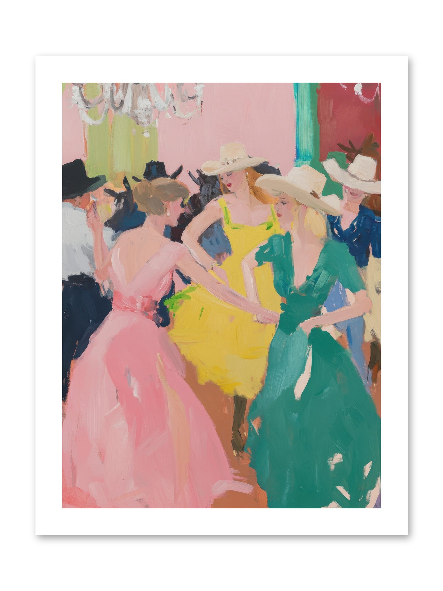 Two-Step Twilight -- Loose Canvas Print 12x16