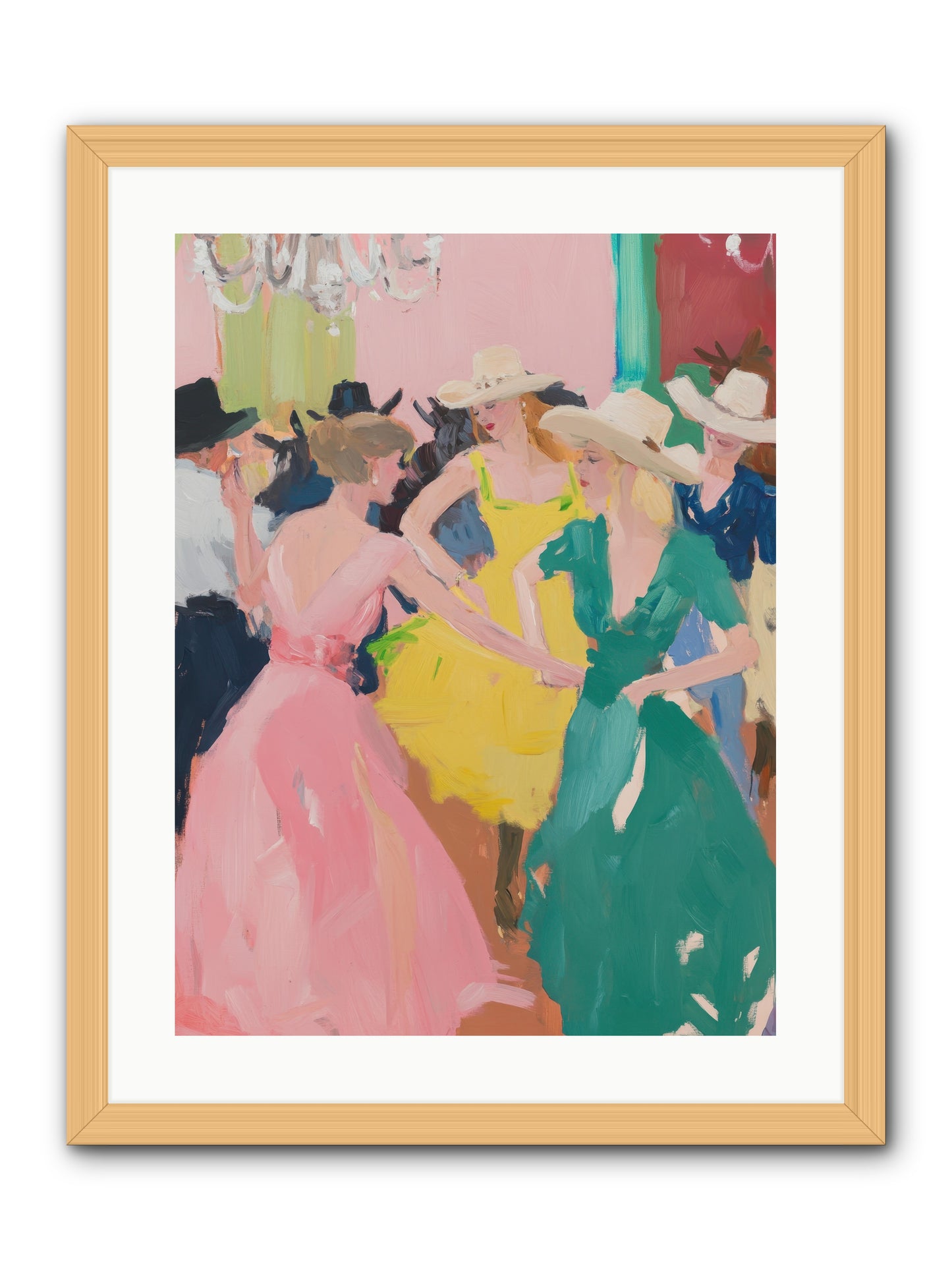 Two-Step Twilight -- Framed Print - Natural 18x24