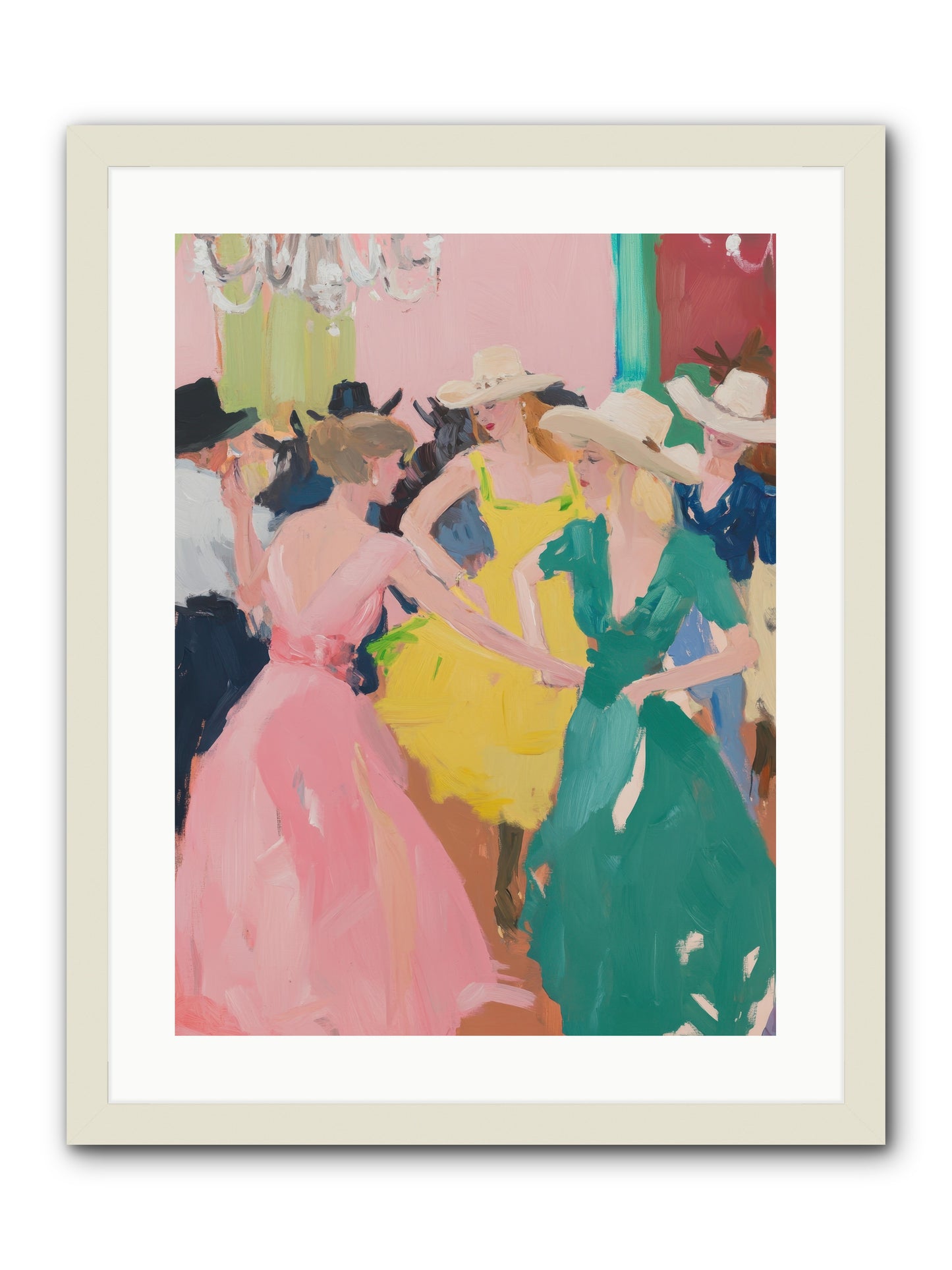 Two-Step Twilight -- Framed Print - White 18x24