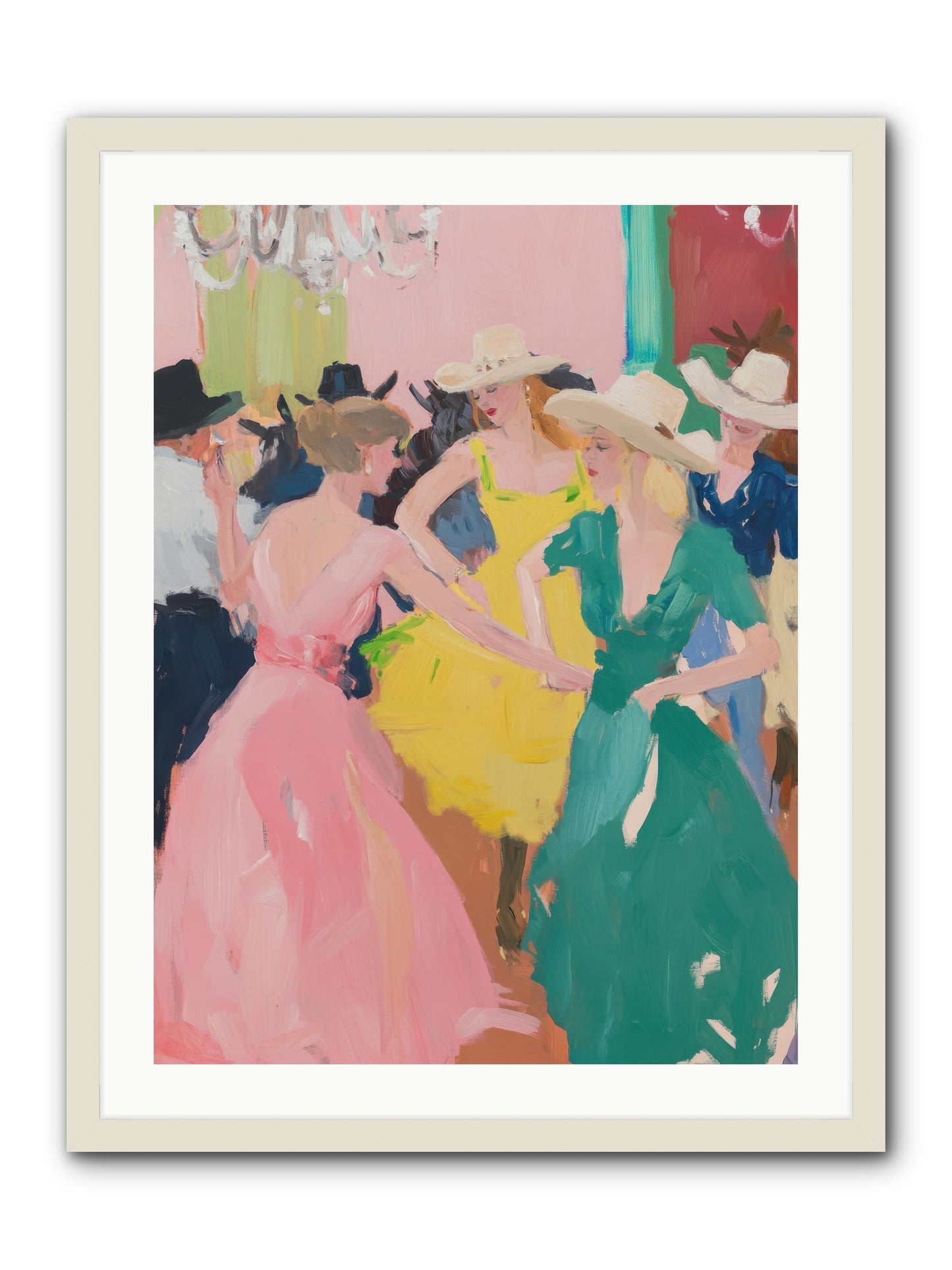 Two-Step Twilight -- Framed Print - White 24x32