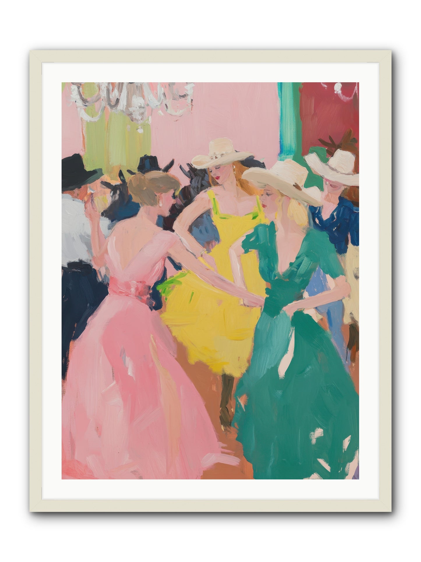 Two-Step Twilight -- Framed Print - White 30x40