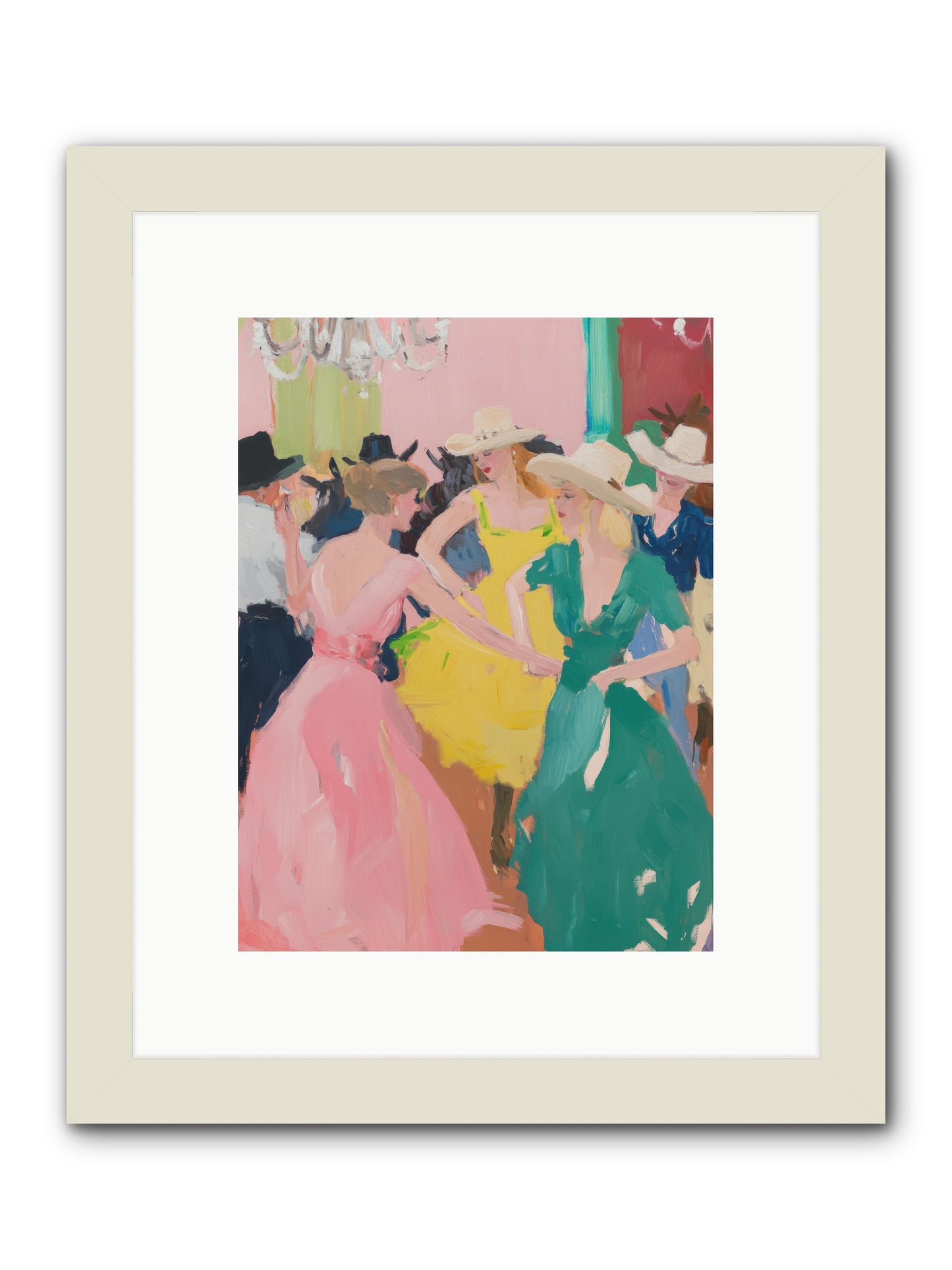 Two-Step Twilight -- Framed Print - White 9x12